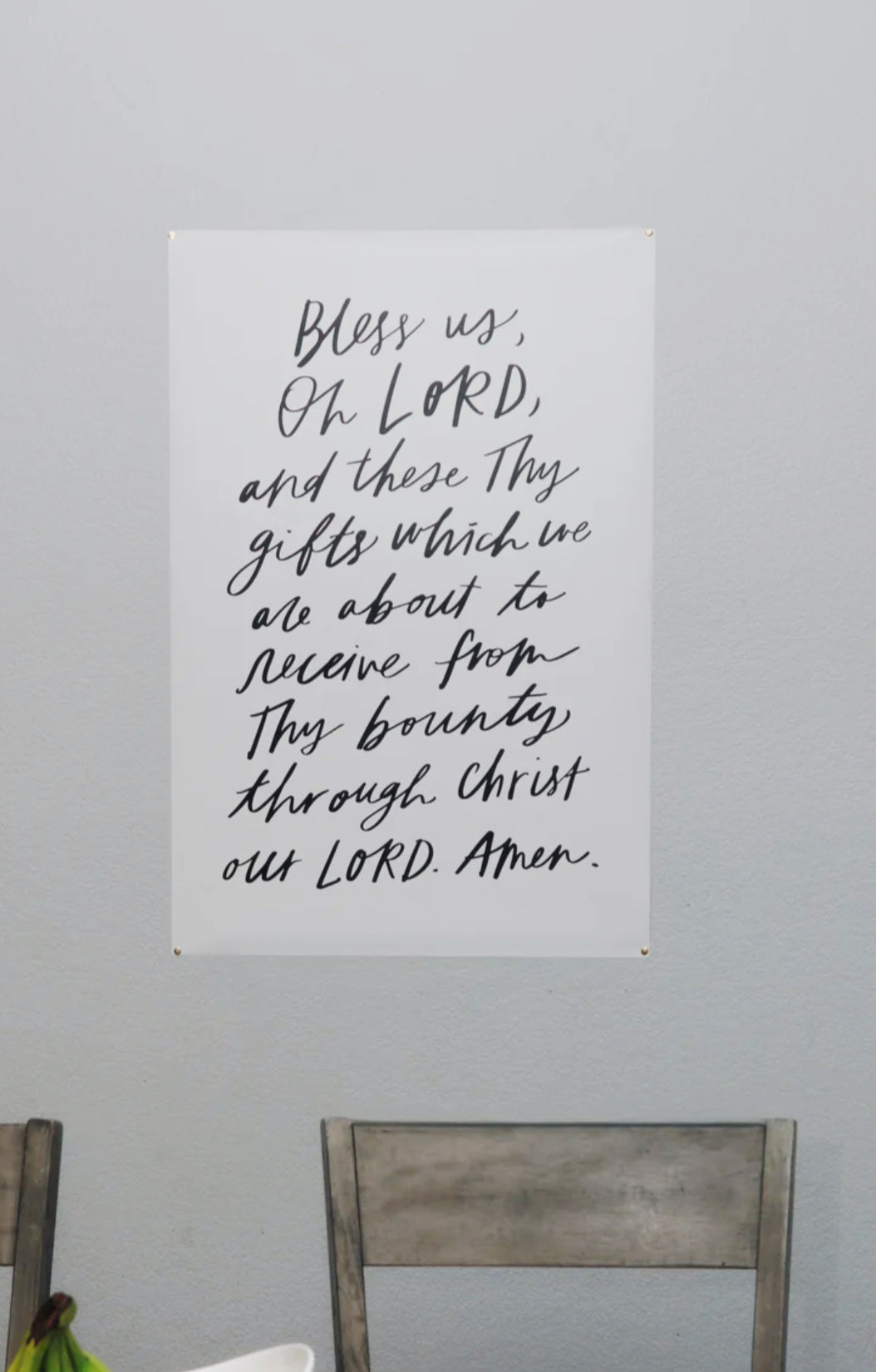 Prayer Before Meals Poster-24"x36"
