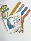 Pray, Hope & Don't Worry Padre Pio Single Greeting Card