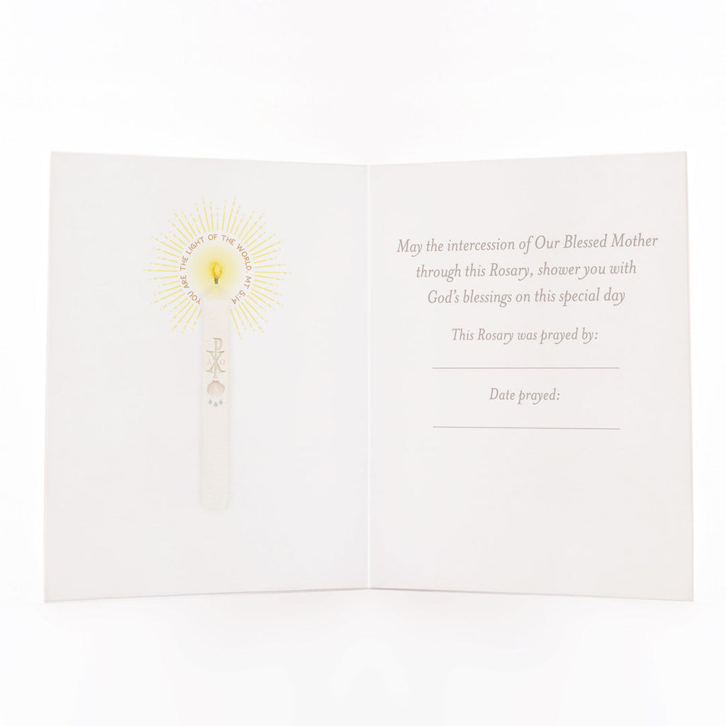 Rosary Card | Sacrament | Baptism
