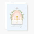 "I Prayed for you at Mass" Card | Light Blue