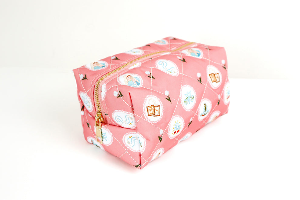 Marian quilted bag (pink)