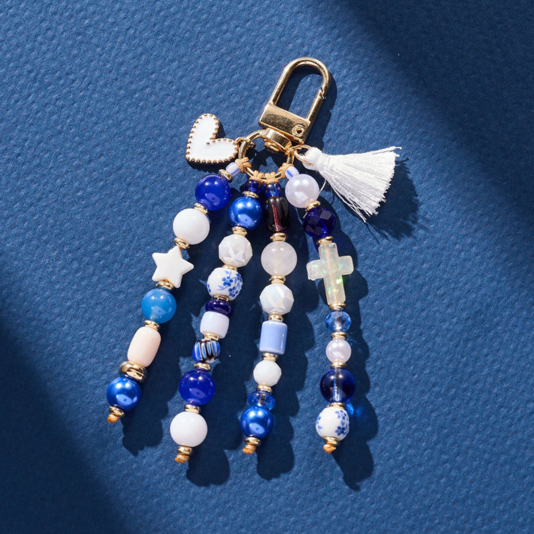 Holy Water Bracelets cross key chain/bag charm