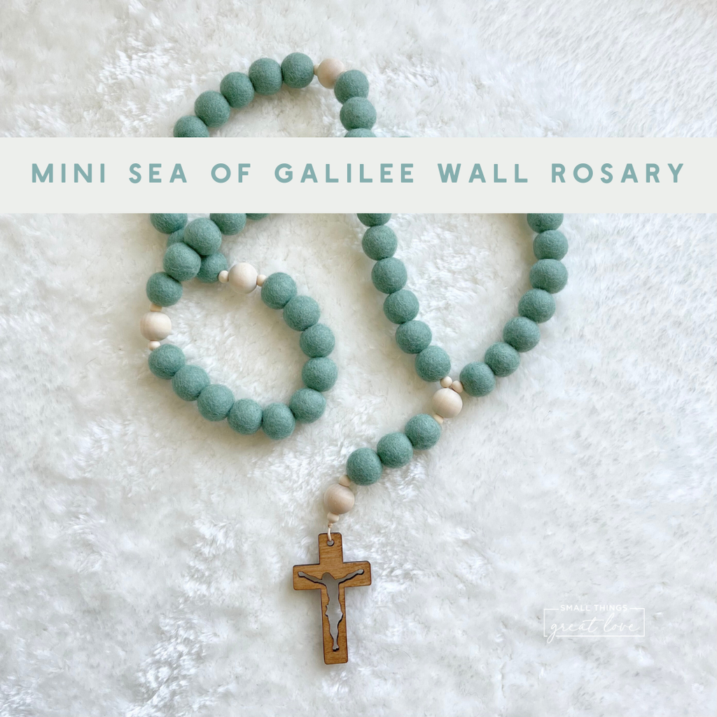 Mini Sea of Galilee Wall Rosary