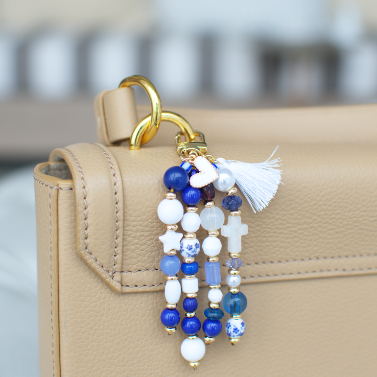 Holy Water Bracelets cross key chain/bag charm