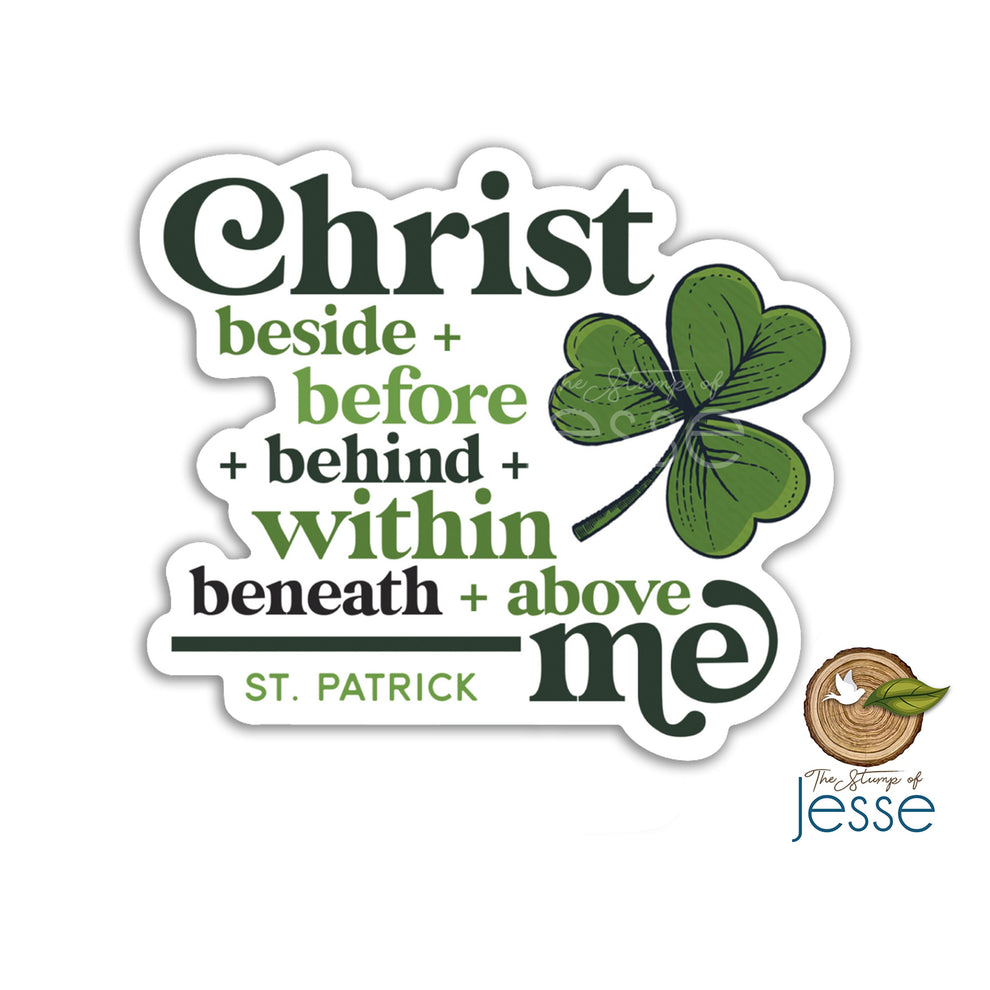St. Patrick waterproof sticker