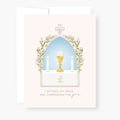 "I Prayed for you at Mass" Card | Beige