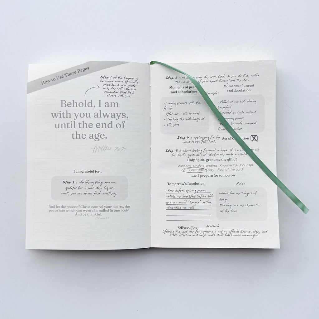 Women's Examen notebook/journal