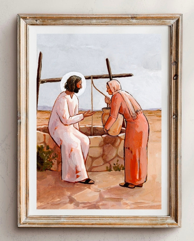 The Woman at the Well, 5x7 (Print only)