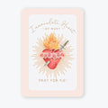 Immaculate Heart of Mary prayer card
