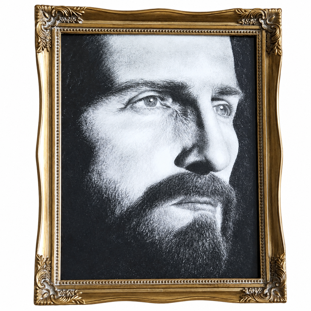 8x10 print of original drawing by Sr Solanus Casey Danda, SOLT (frame not included)