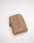 Leather rosary pouch (Taupe)