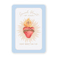 Sacred Heart of Jesus novena card