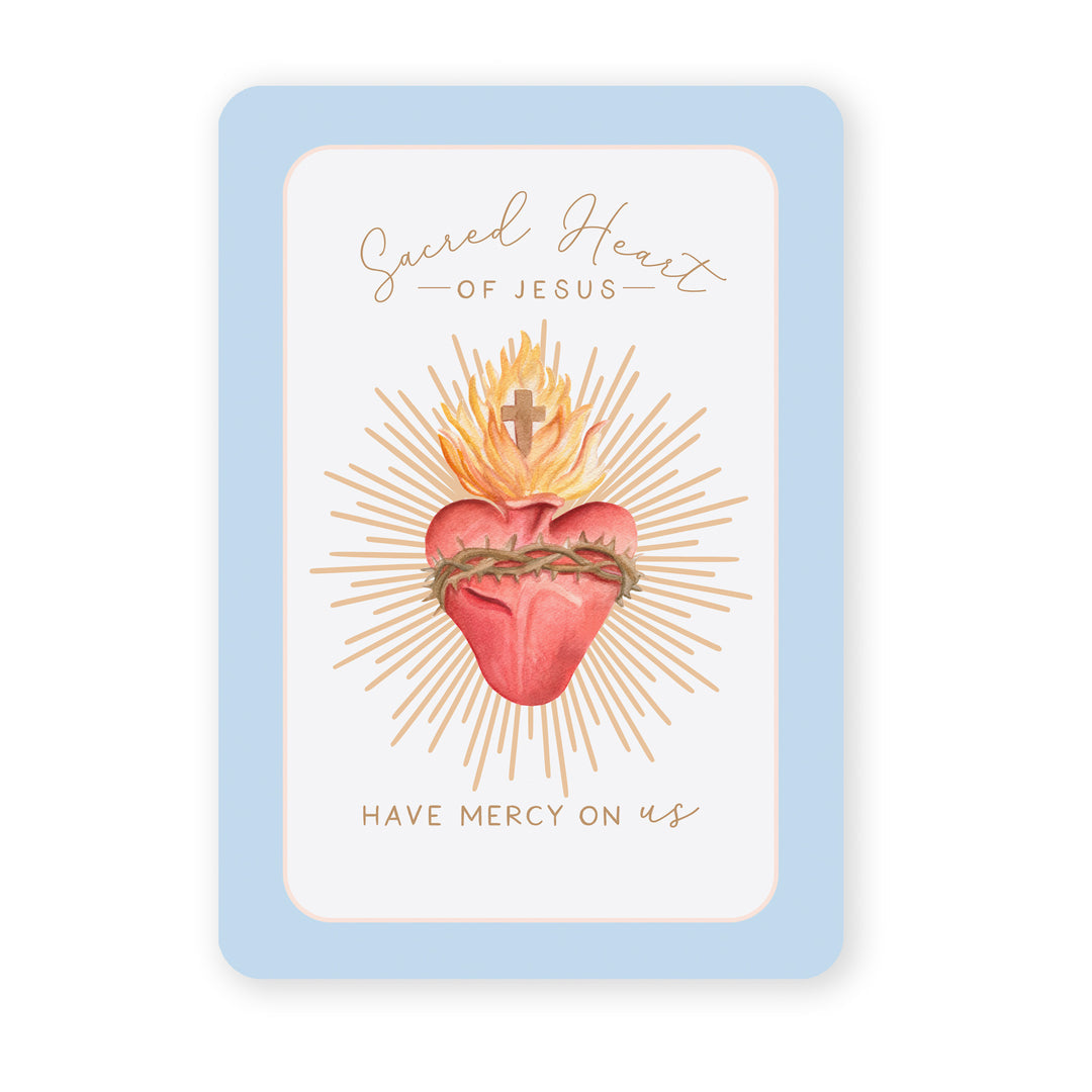 Sacred Heart of Jesus novena card