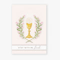 Stay with me Lord prayer card