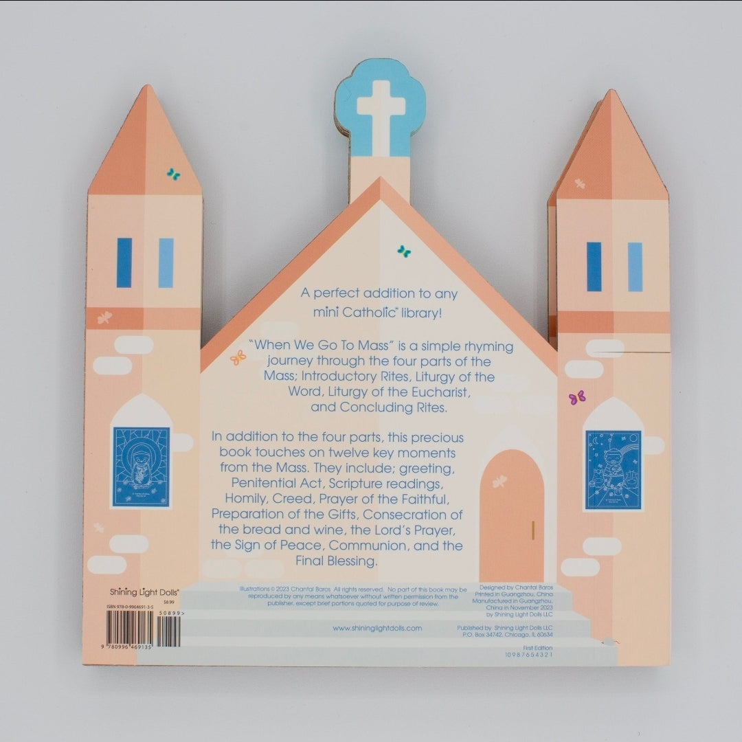 When We Go To Mass-board book for kids