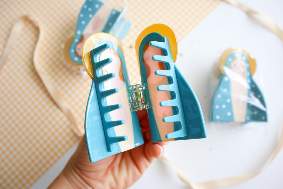Our Lady Star of the Sea hair clip