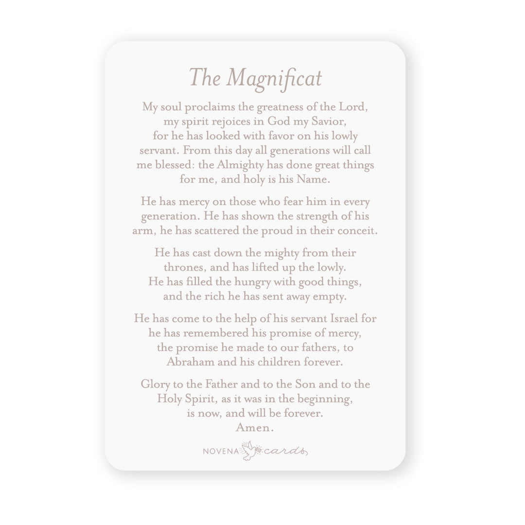 Magnificat prayer card