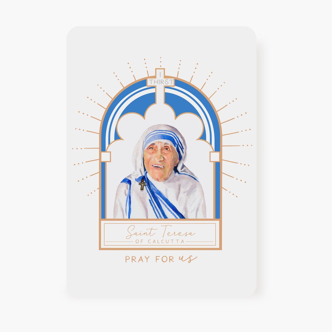 St. Teresa of Calcutta prayer card