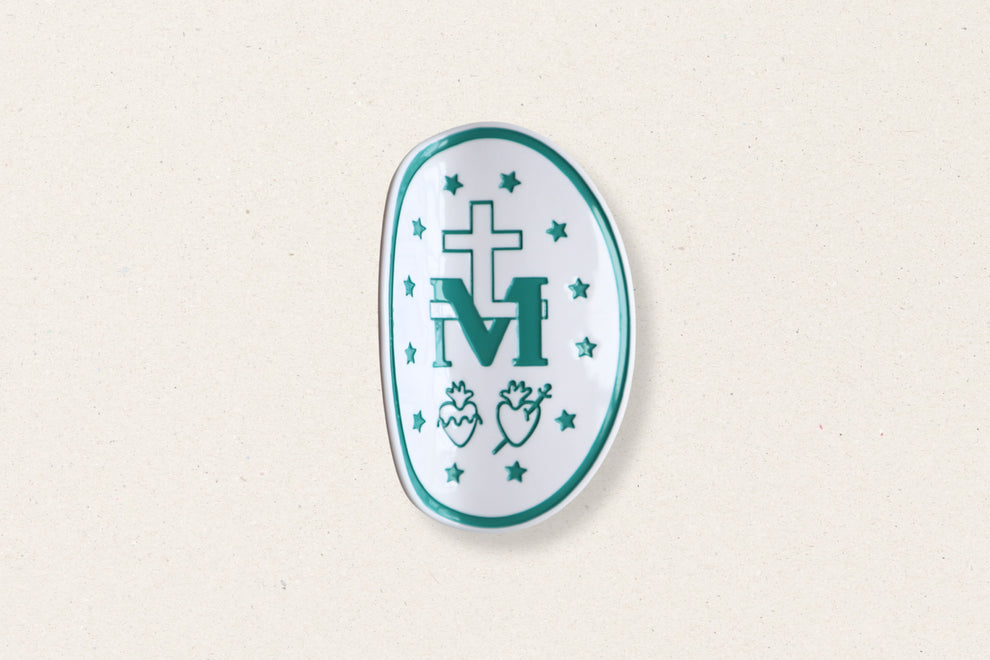 Miraculous Medal hair clip