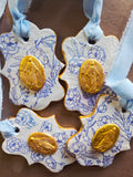 Handmade miraculous medal ornament