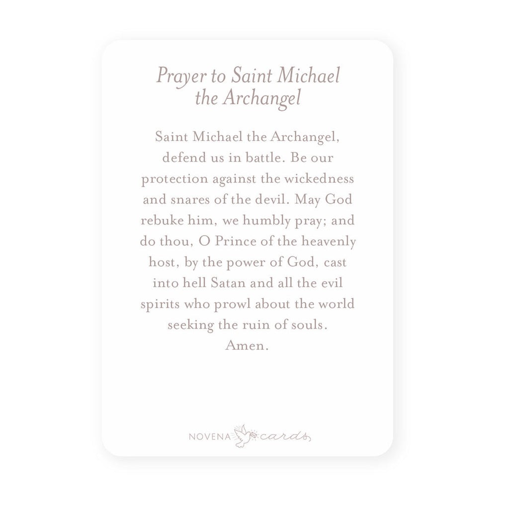 St. Michael prayer card