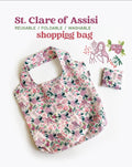 St. Clare of Assisi reusable shopping bag