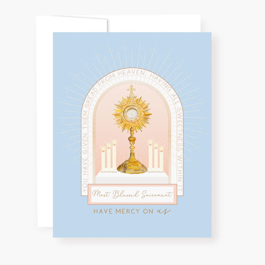 Holy Hour Card | Blue