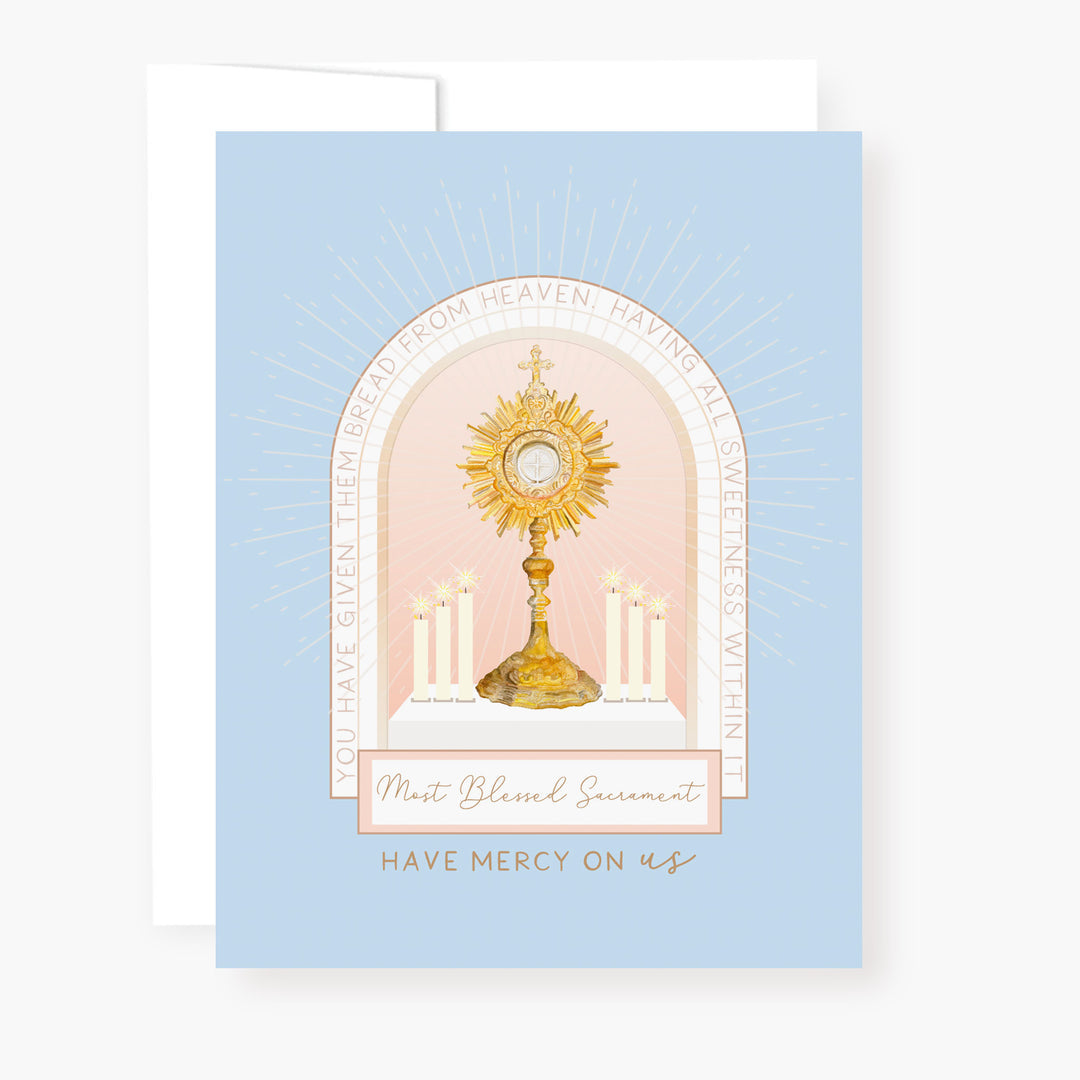 Holy Hour Card | Blue