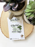 St. Patrick waterproof sticker