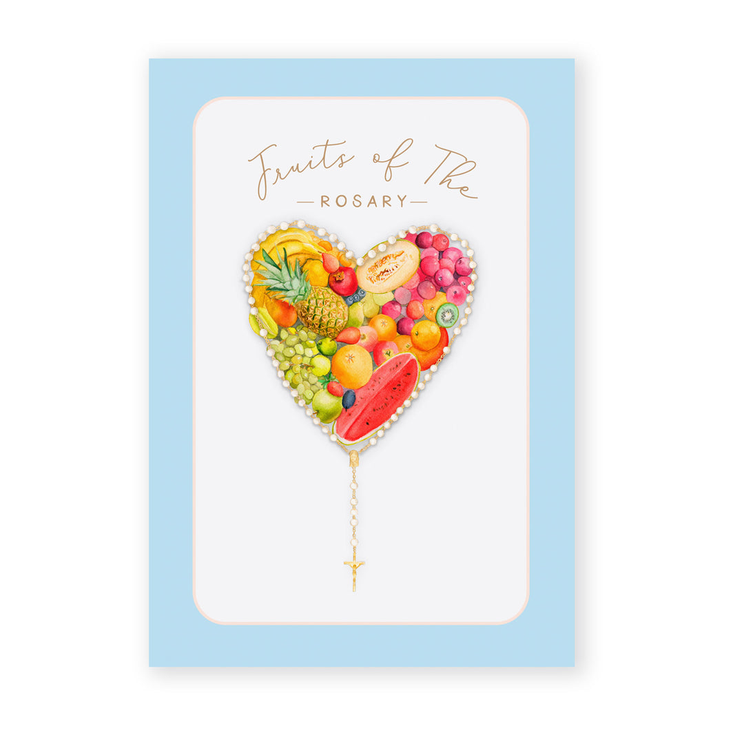 Fruits of the Rosary prayer card