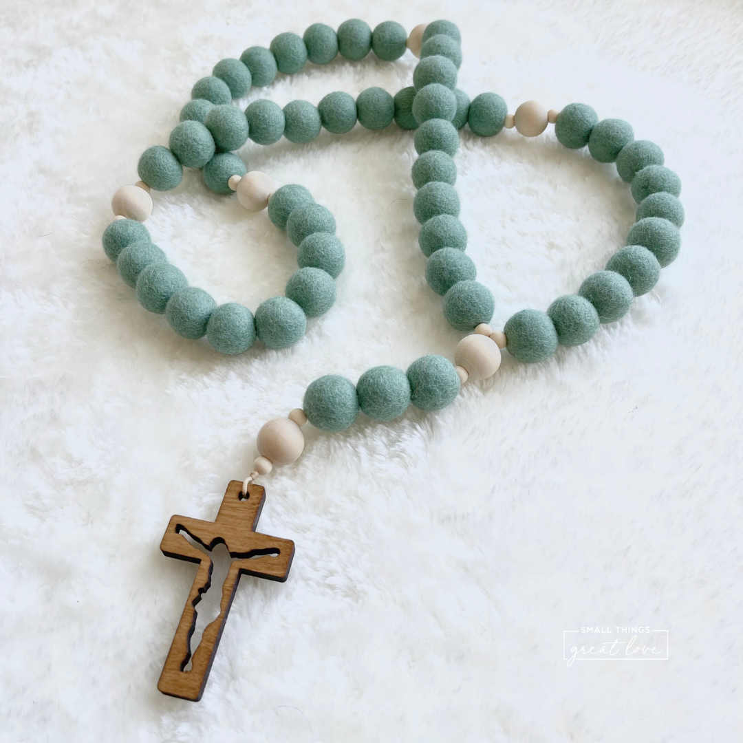 Mini Sea of Galilee Wall Rosary