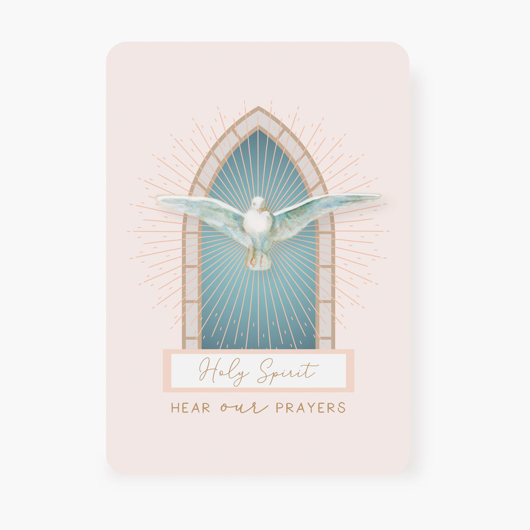 Holy Spirit prayer card