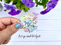 Let Go & Let God Sticker