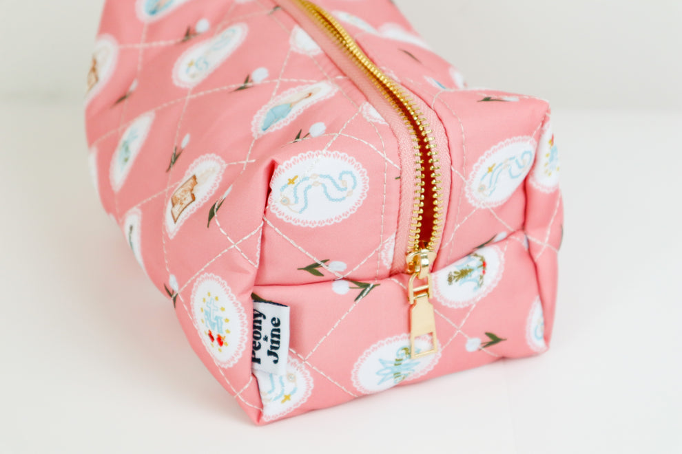 Marian quilted bag (pink)