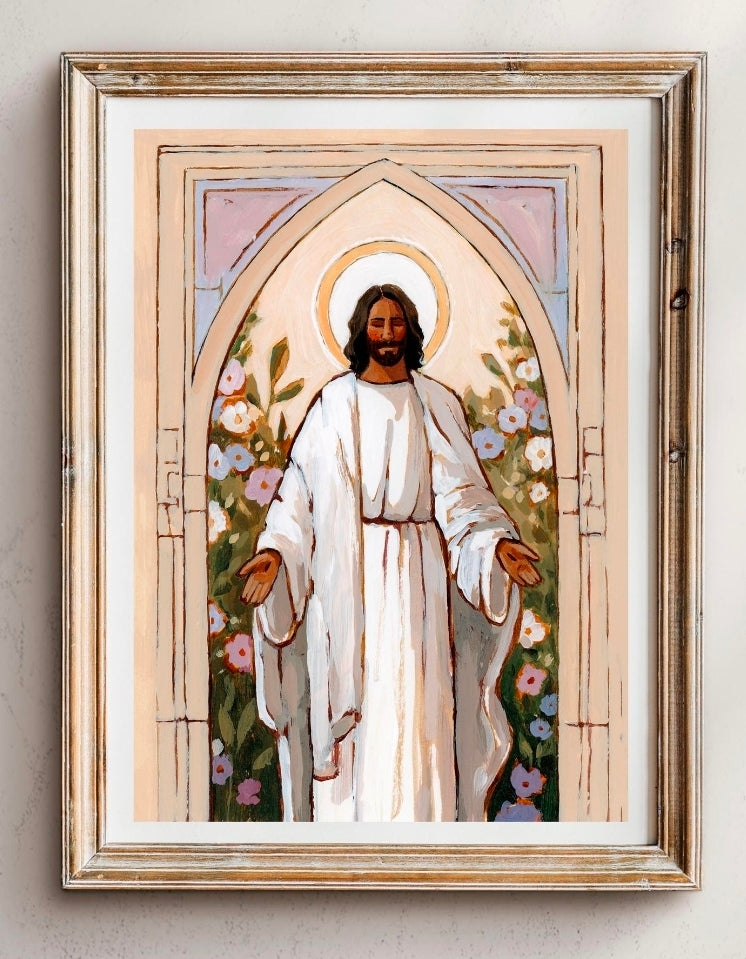 Resurrected Jesus, 5x7 (Print only)