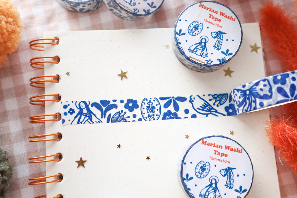 Marian washi tape, single roll