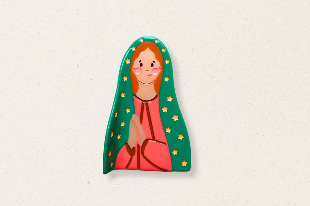 Our Lady of Guadalupe hair clip