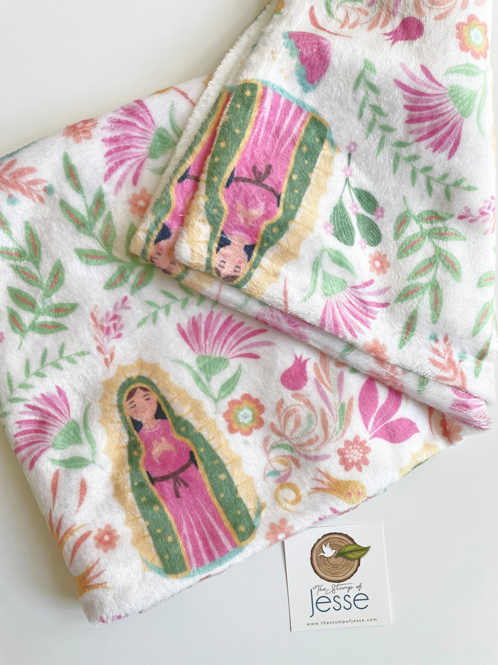 Our Lady of Guadalupe Velvetey Soft Blanket, 30 in x 40 in