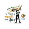 St. Joan of Arc waterproof sticker
