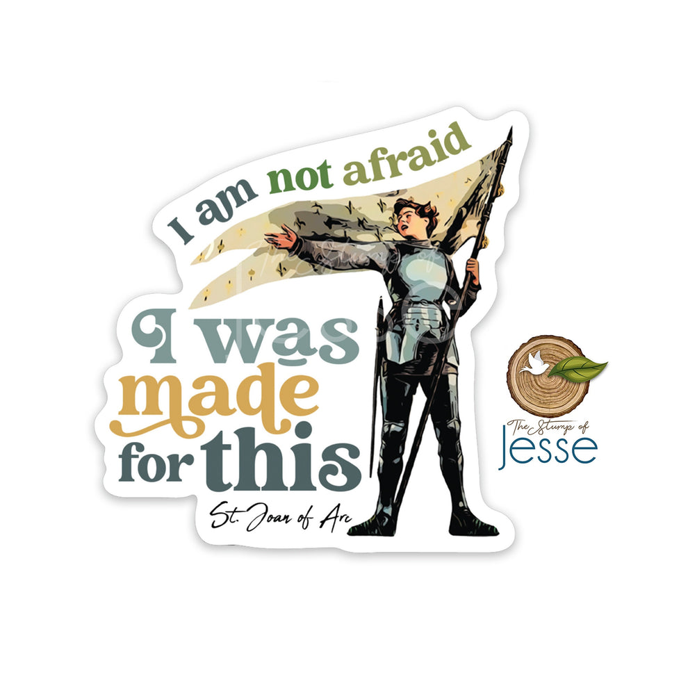 St. Joan of Arc waterproof sticker