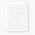 Birthday rosary card (sprinkles)