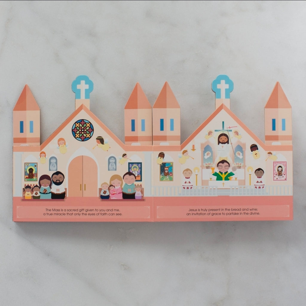 When We Go To Mass-board book for kids