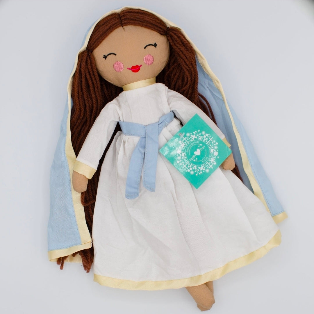 Blessed Mother 12 inch rag doll