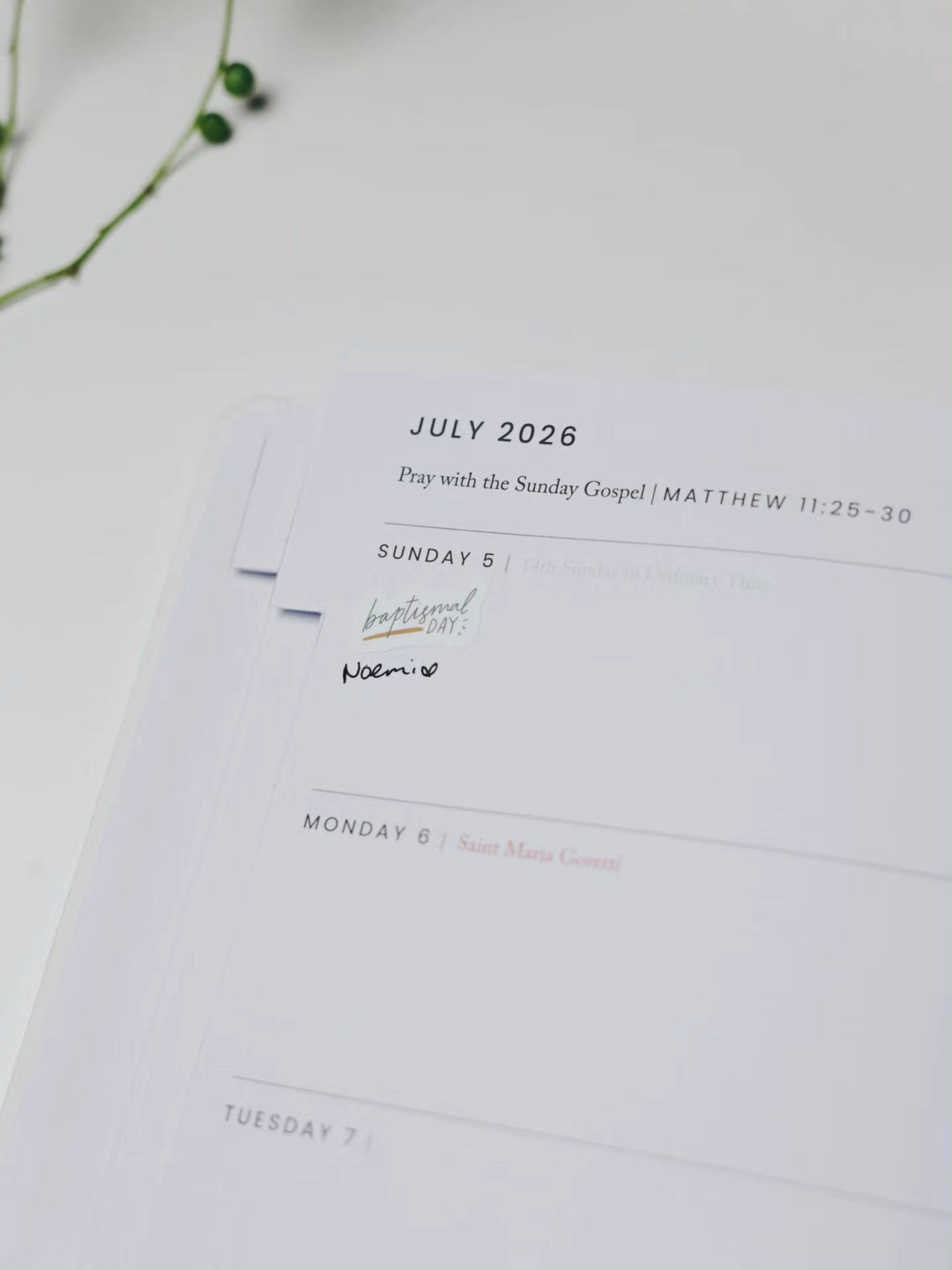 2026/2027 Catholic Planner