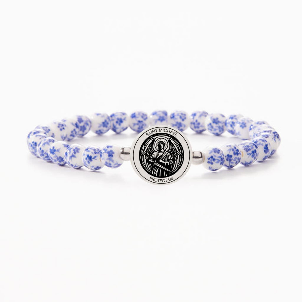 Holy Water Porcelain Women's St. Michael bracelet