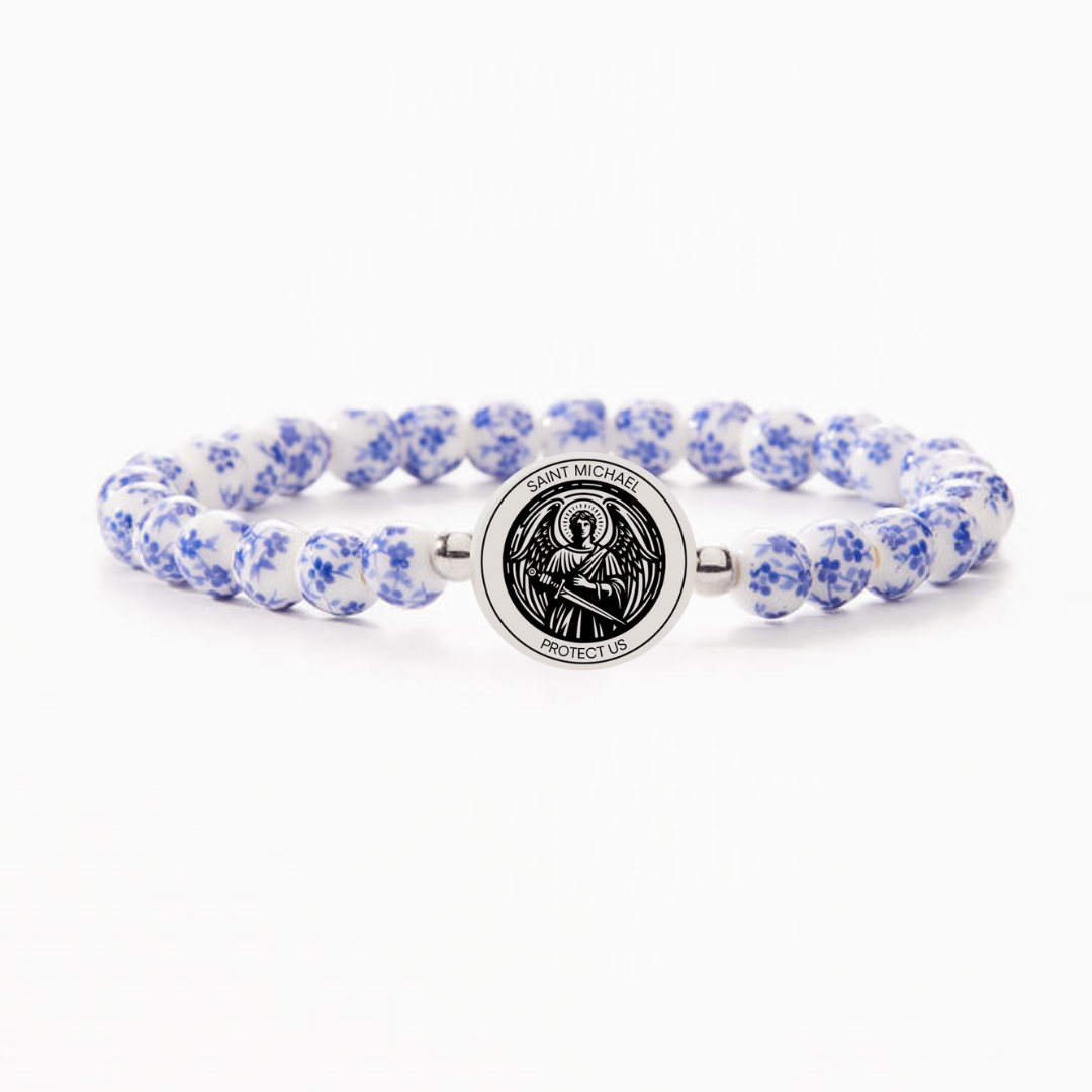 Holy Water Porcelain Women's St. Michael bracelet